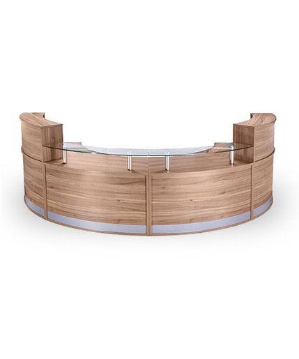 Curved reception desk Curved reception desk