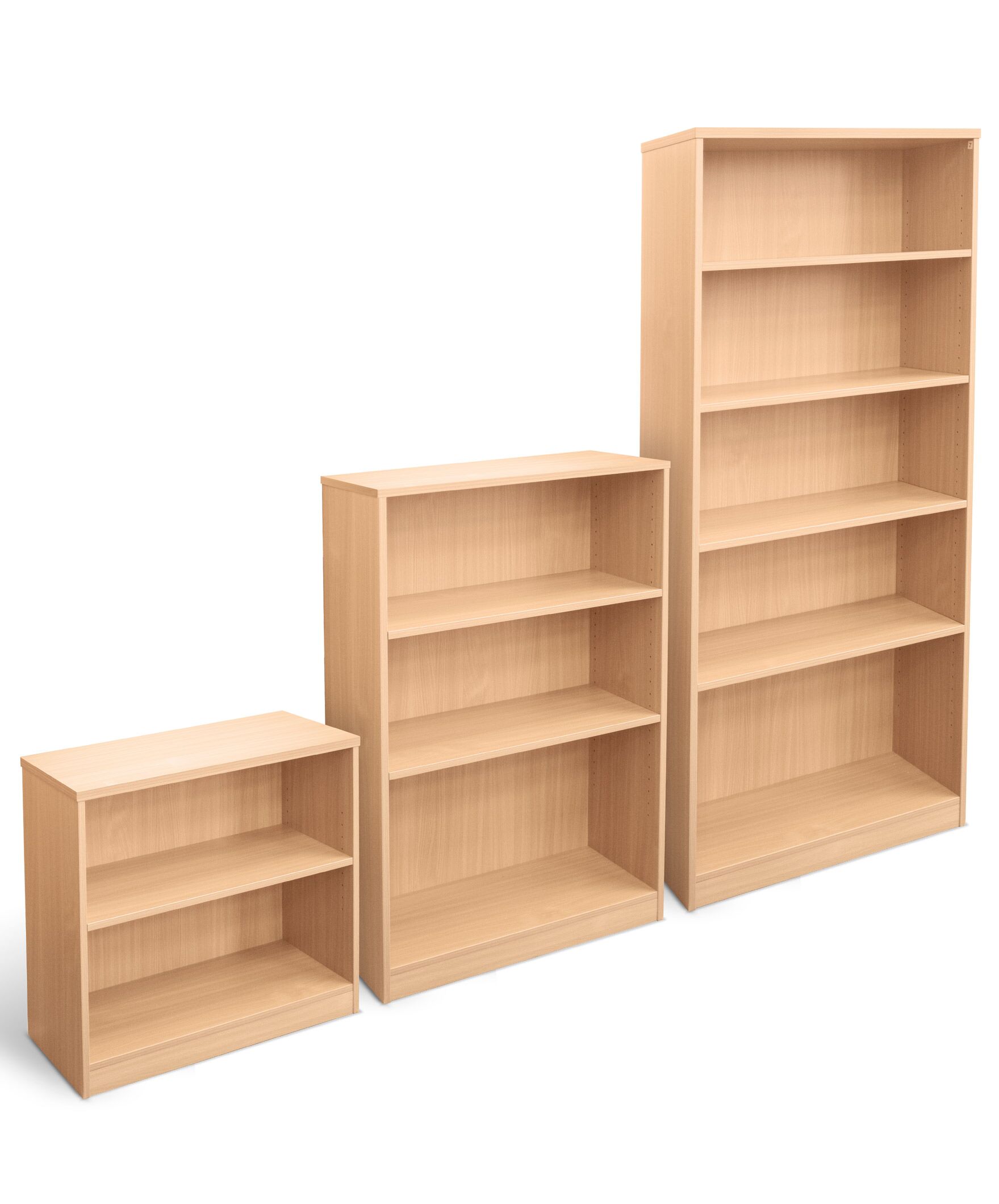 Beech 800mm wide bookcases Beech 800mm wide bookcases